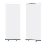 Roll-up banner stand