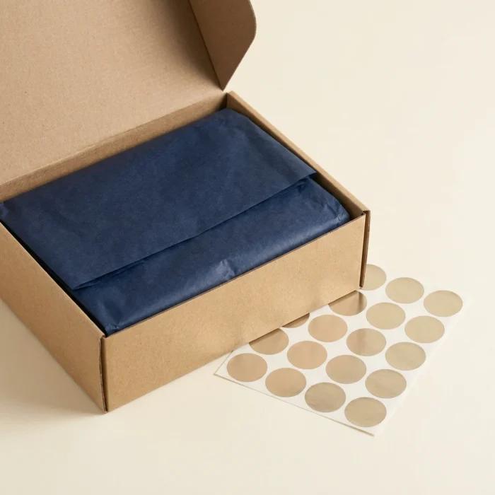 Tissue paper and seal stickers