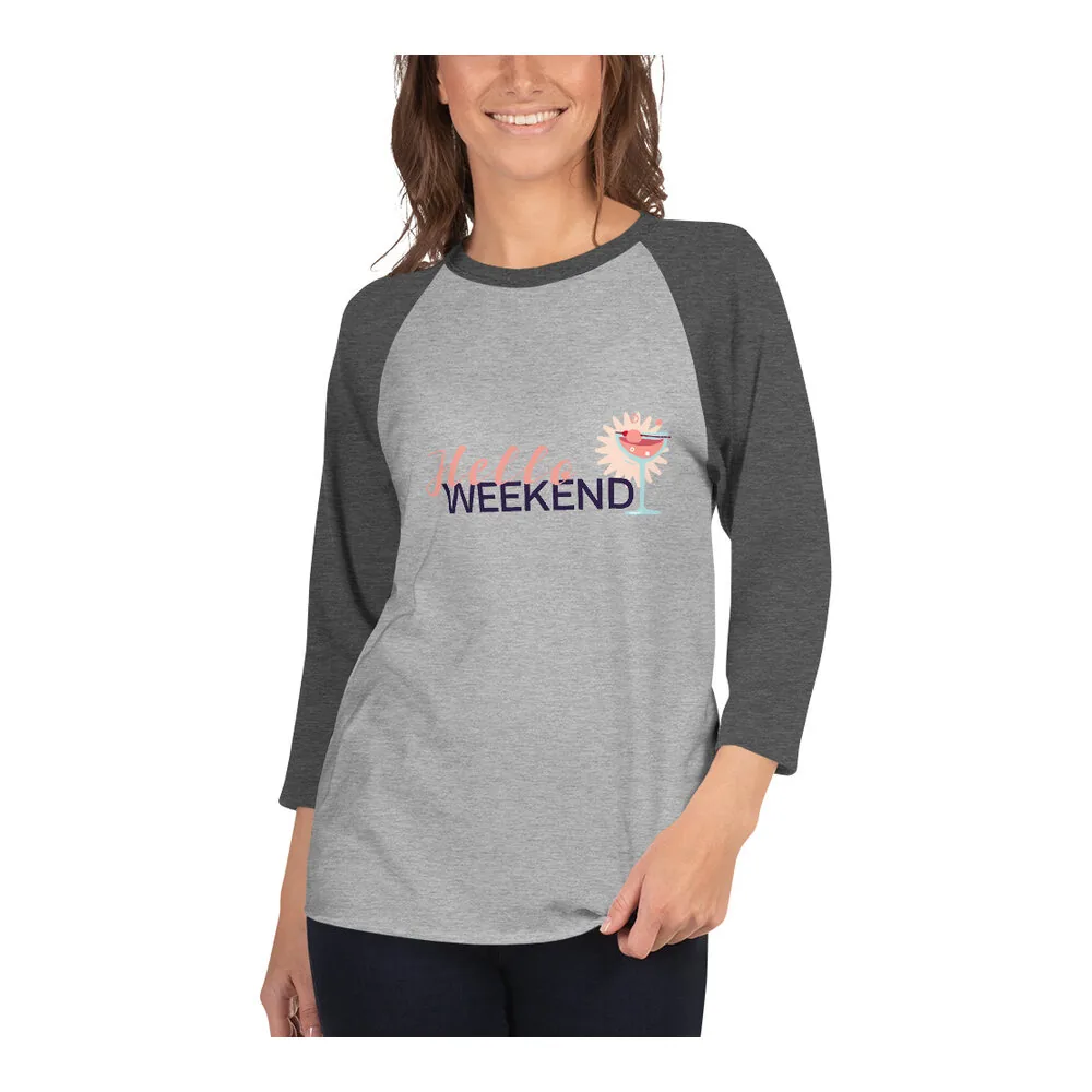 3/4-Sleeve Raglan Tee
