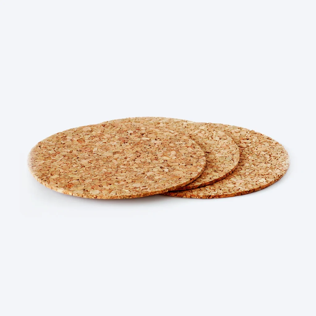 Marketplace cork coasters
