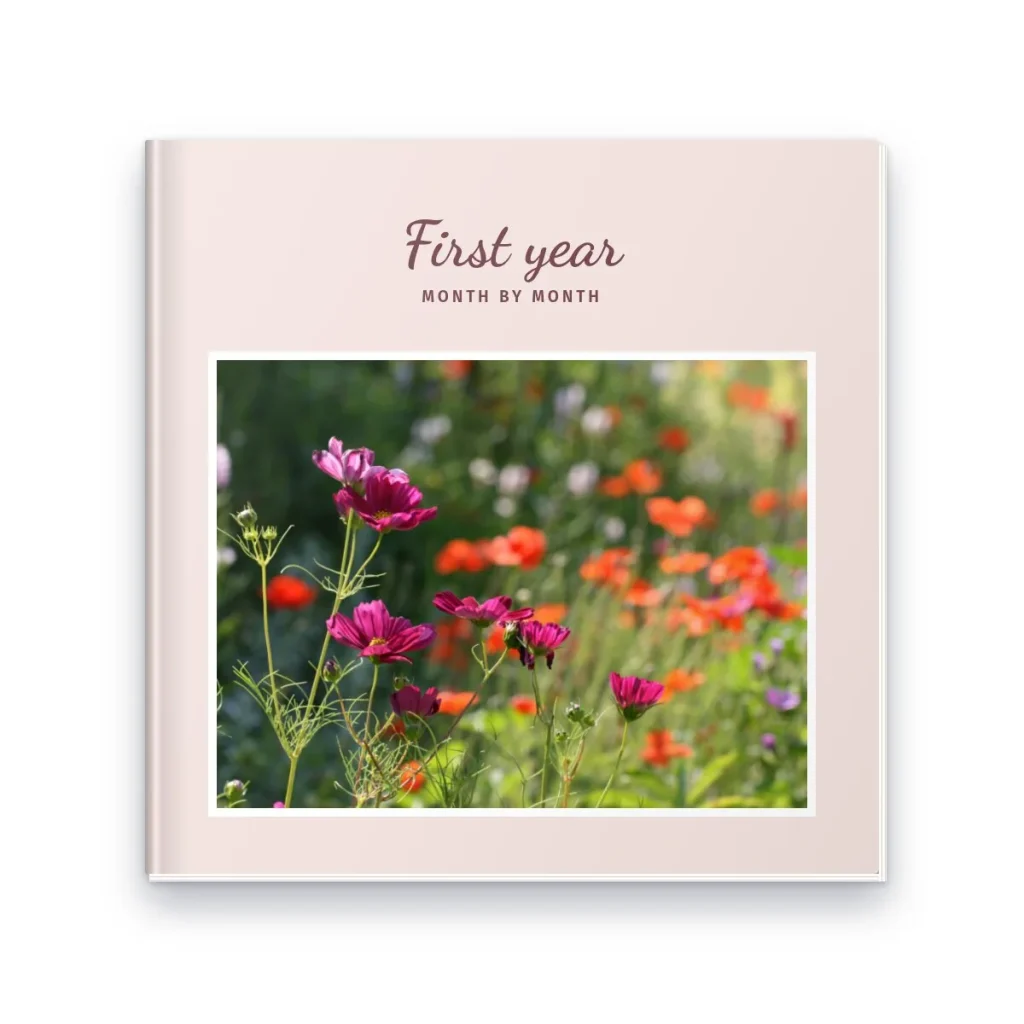 Baby's First Year Photo Book 8 x 8 in