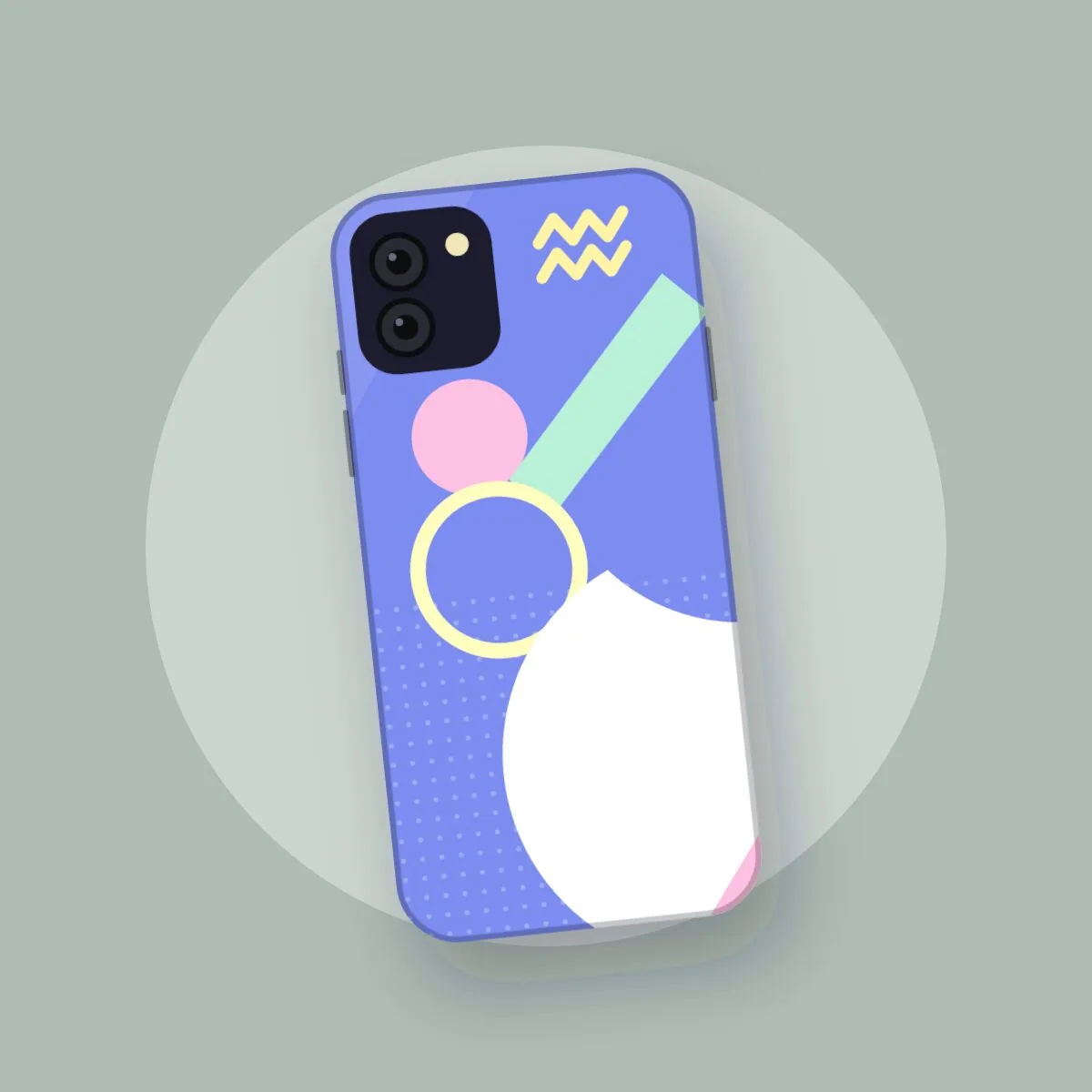Pastel Memphis Case