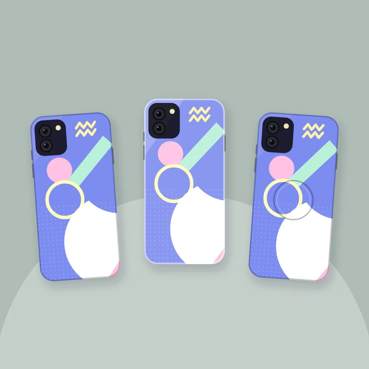 Pastel Memphis Case
