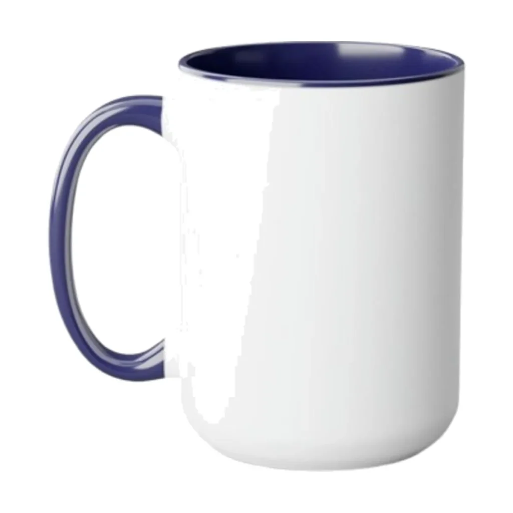 Two-Tone Coffee Mug 15 oz, Navy