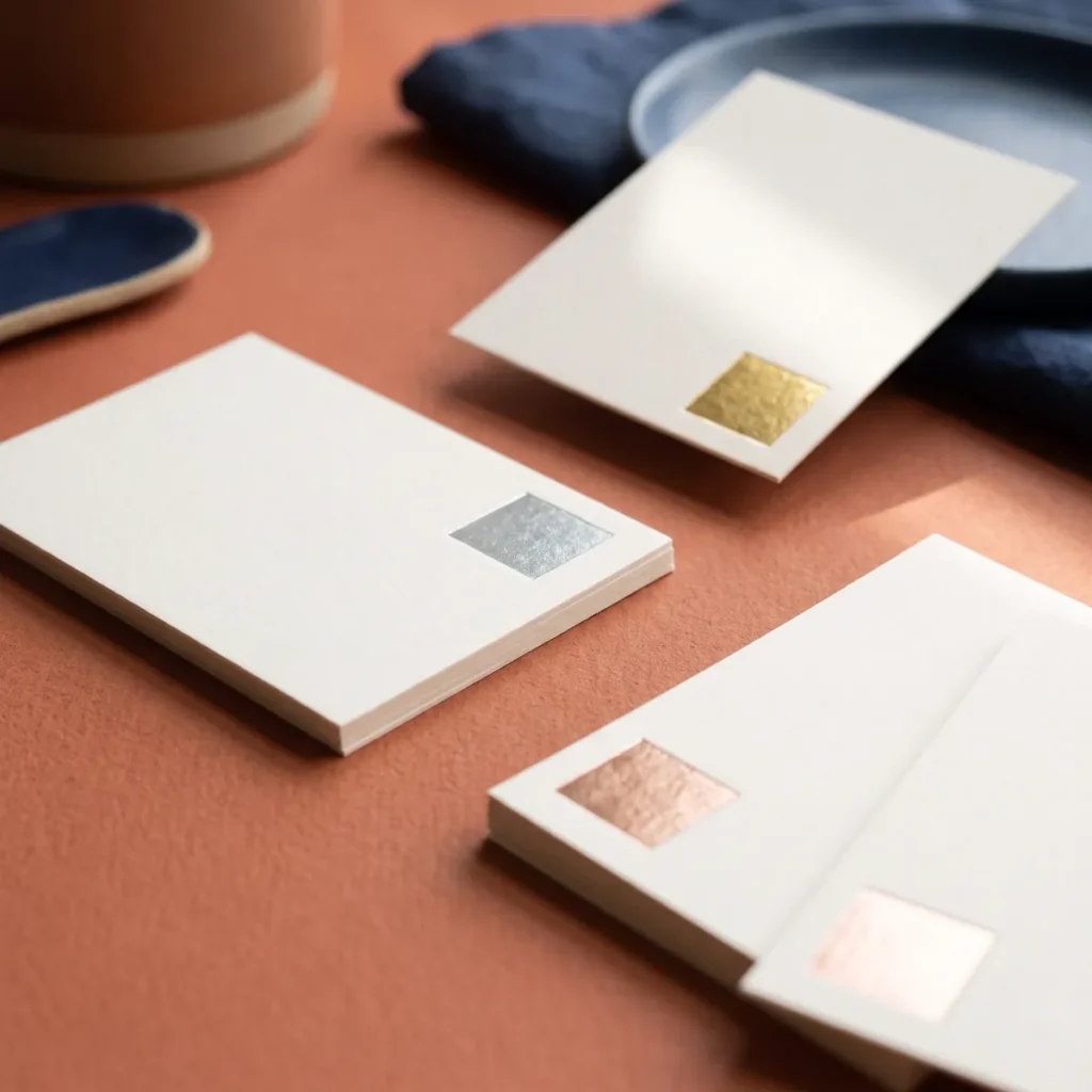 Foil business cards