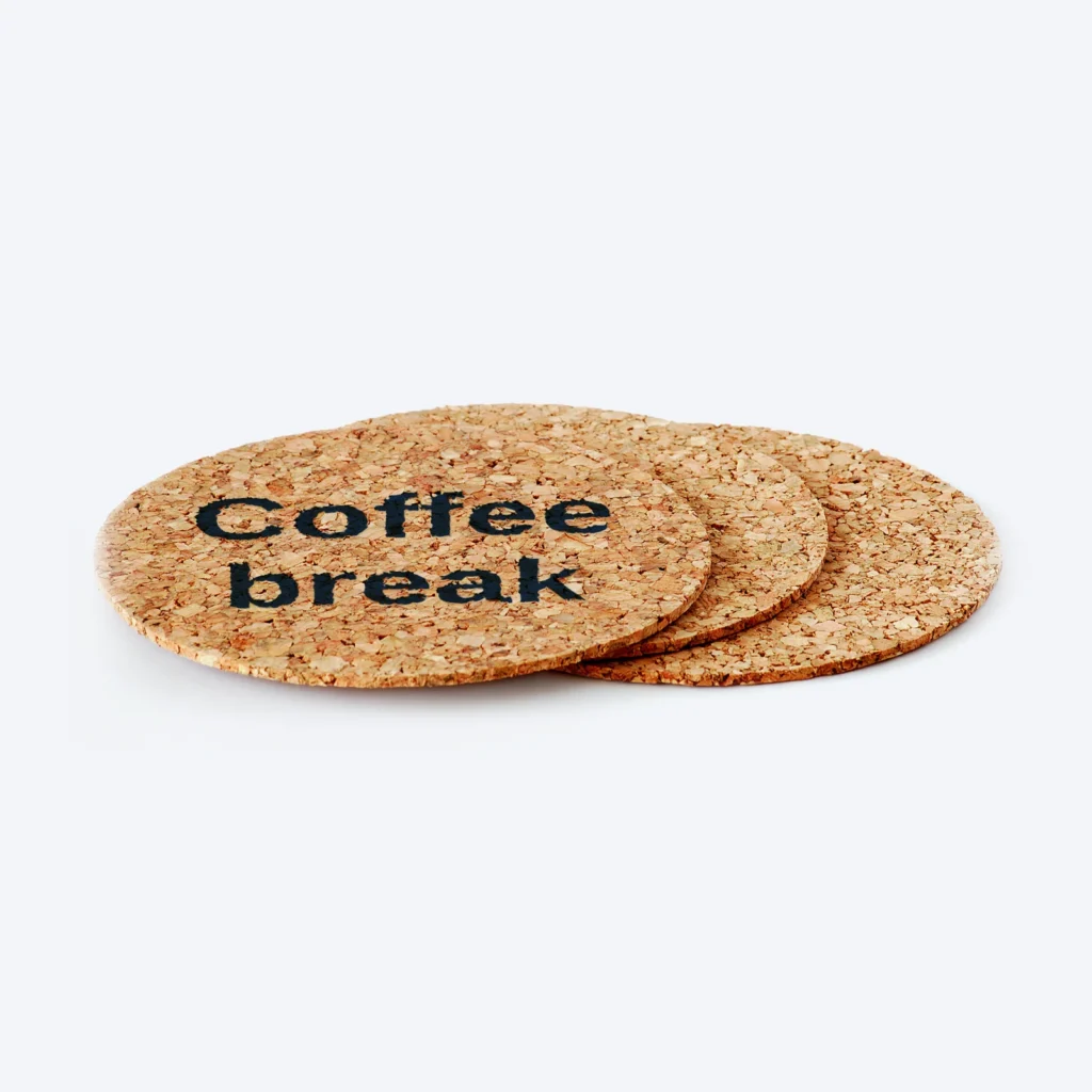 Name cork coasters