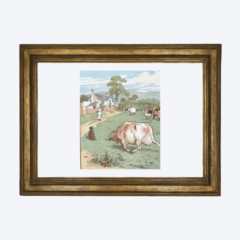 Framed art print A3, nursery