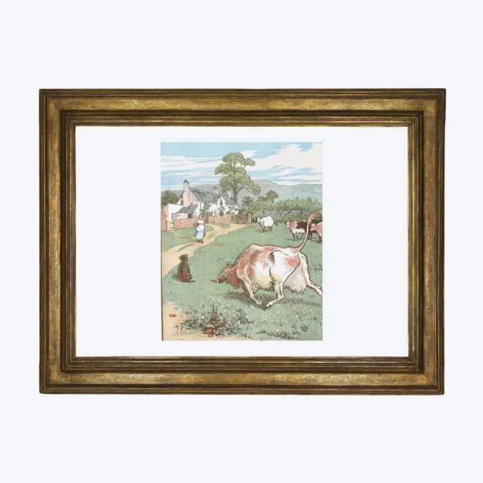 Framed art print A3, nursery