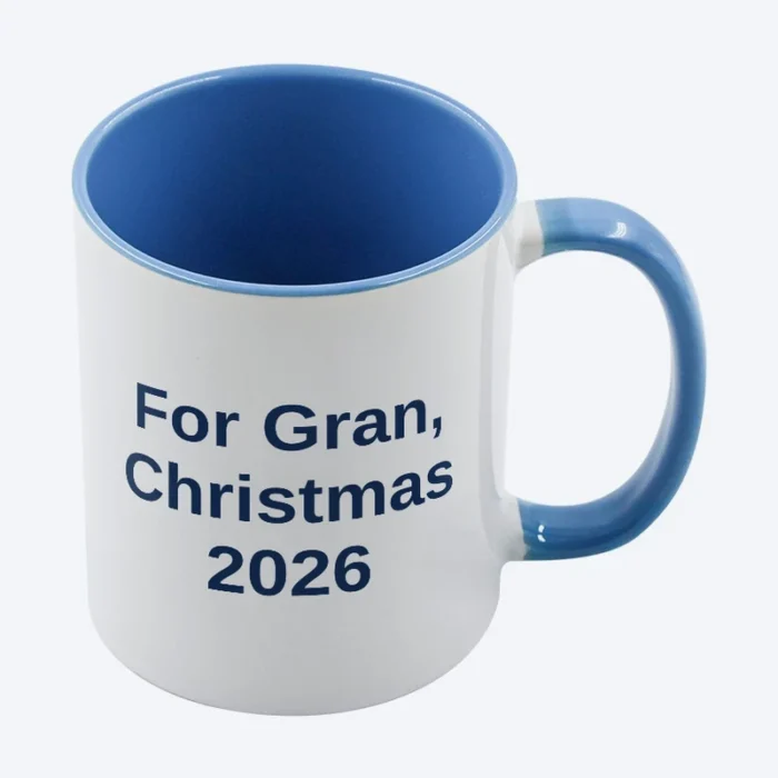 Name mug, two-tone