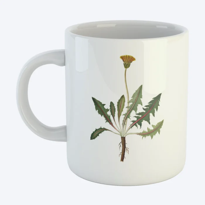 Ceramic mug 11 oz, garden print