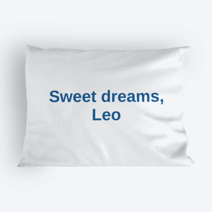 Name pillowcase