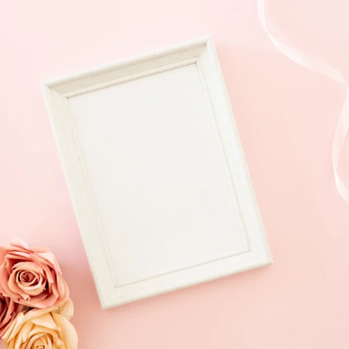 Picture frame, white, 30 x 40 cm