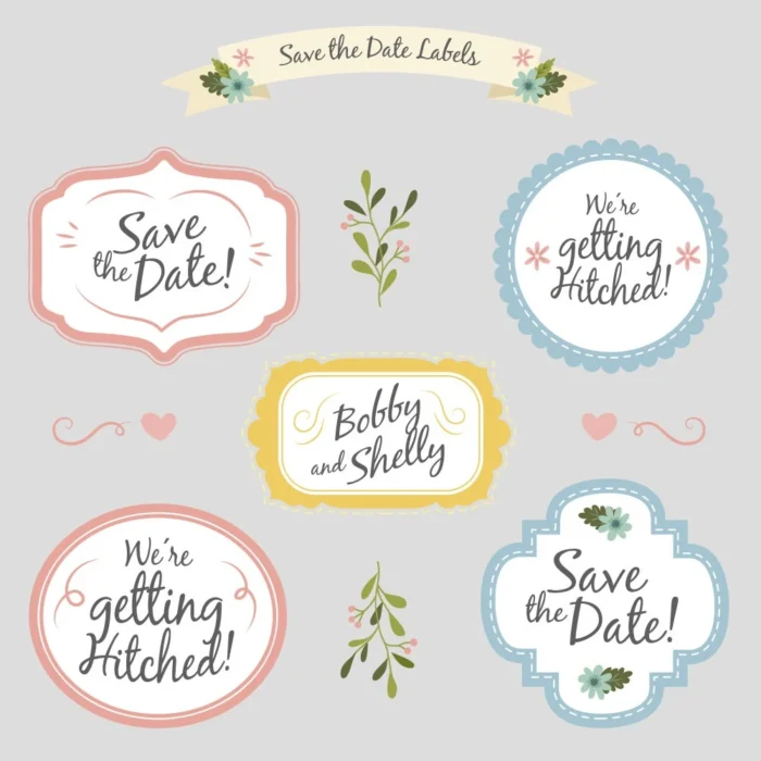 Round and oval label sheet