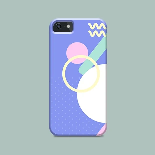 Phone case, printed back
