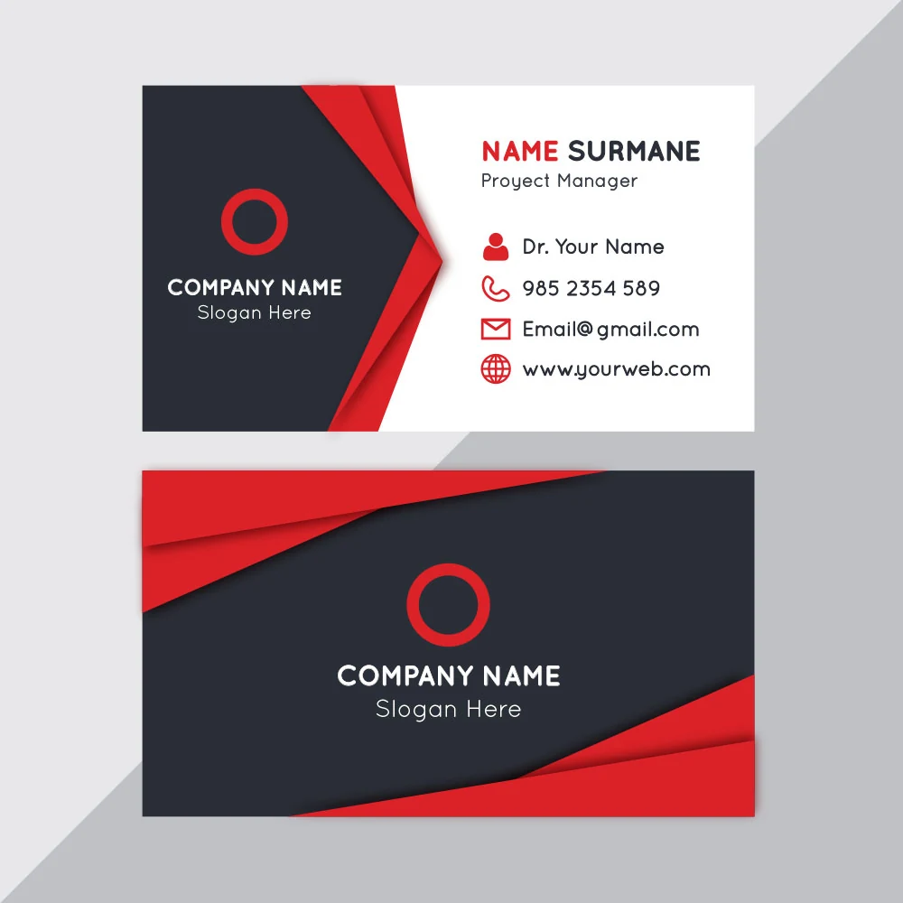 Business cards, silk