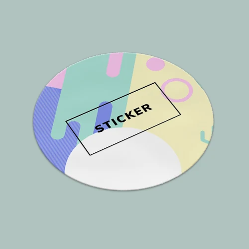 Die-cut vinyl sticker