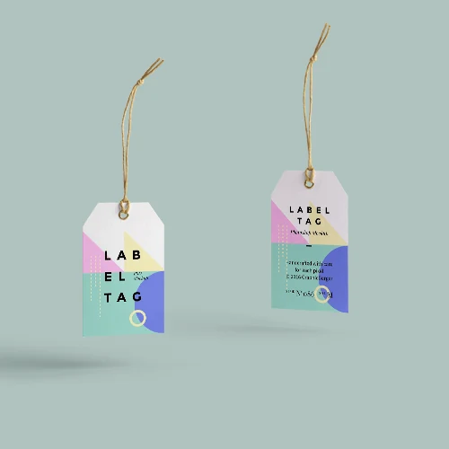 Printed hang tags