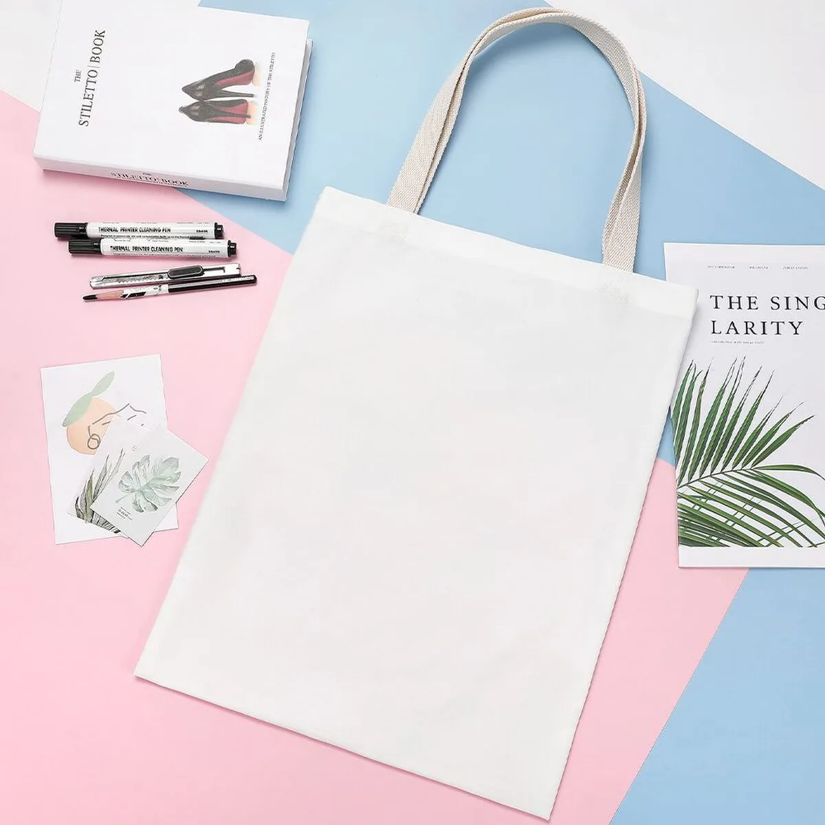 Marketplace canvas tote