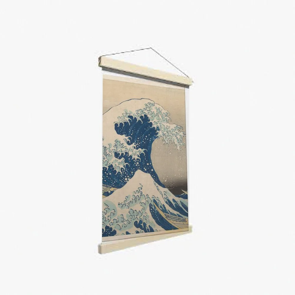 Poster with Wood Hanger