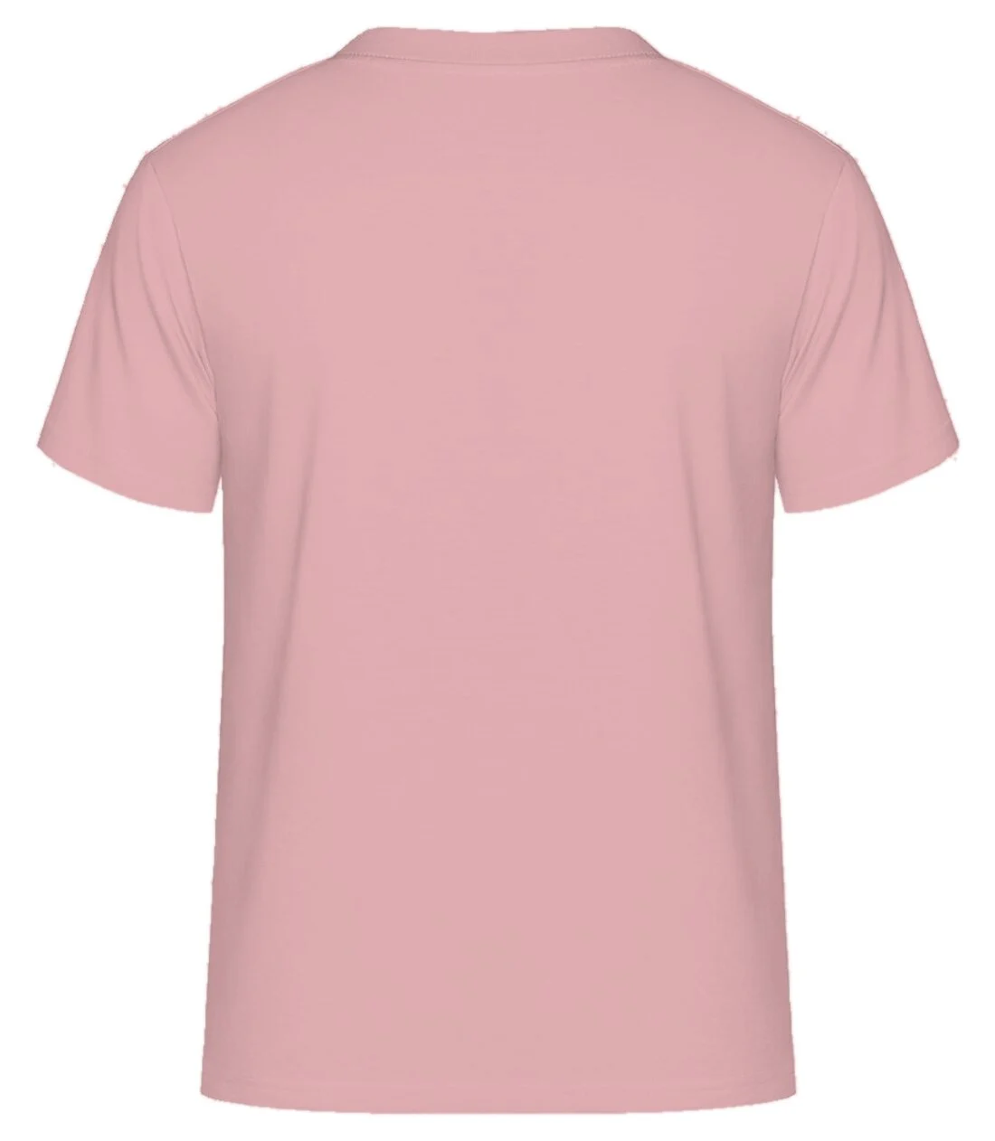 Blush pink crew neck tee, back