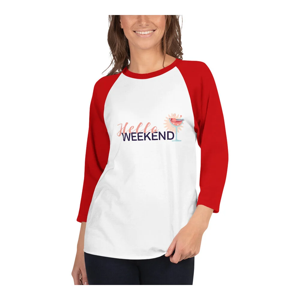 3/4-Sleeve Raglan Tee (view 3)