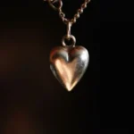 Engraved Heart Locket Pendant