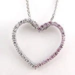 Open Heart Pendant with Message Card