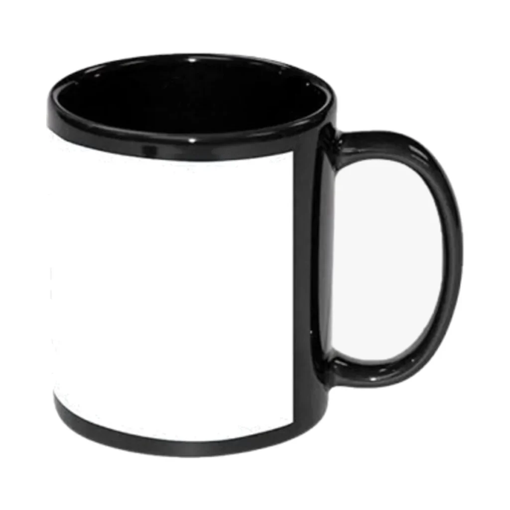Black Glossy Photo-Patch Mug 11 oz