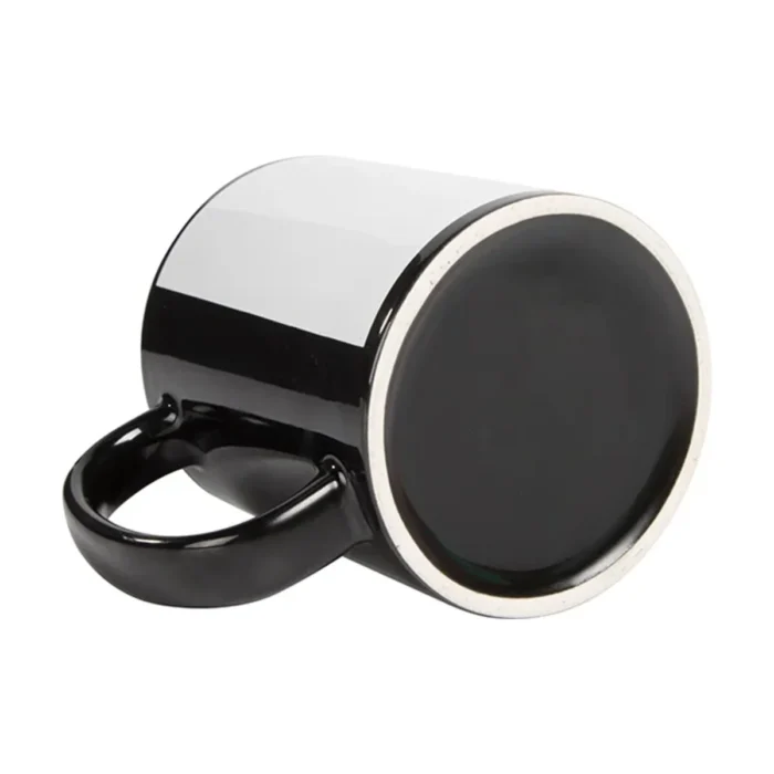 Black Glossy Photo-Patch Mug 11 oz - Image 3