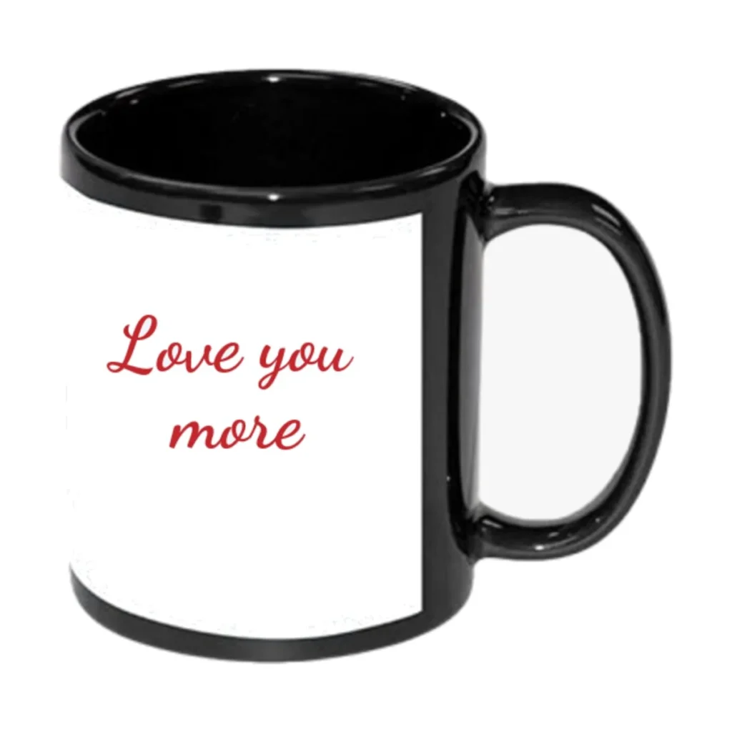Love You More Photo Mug