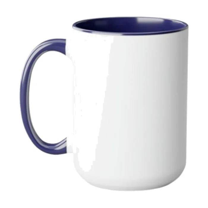 Two-Tone Coffee Mug 15 oz, Navy
