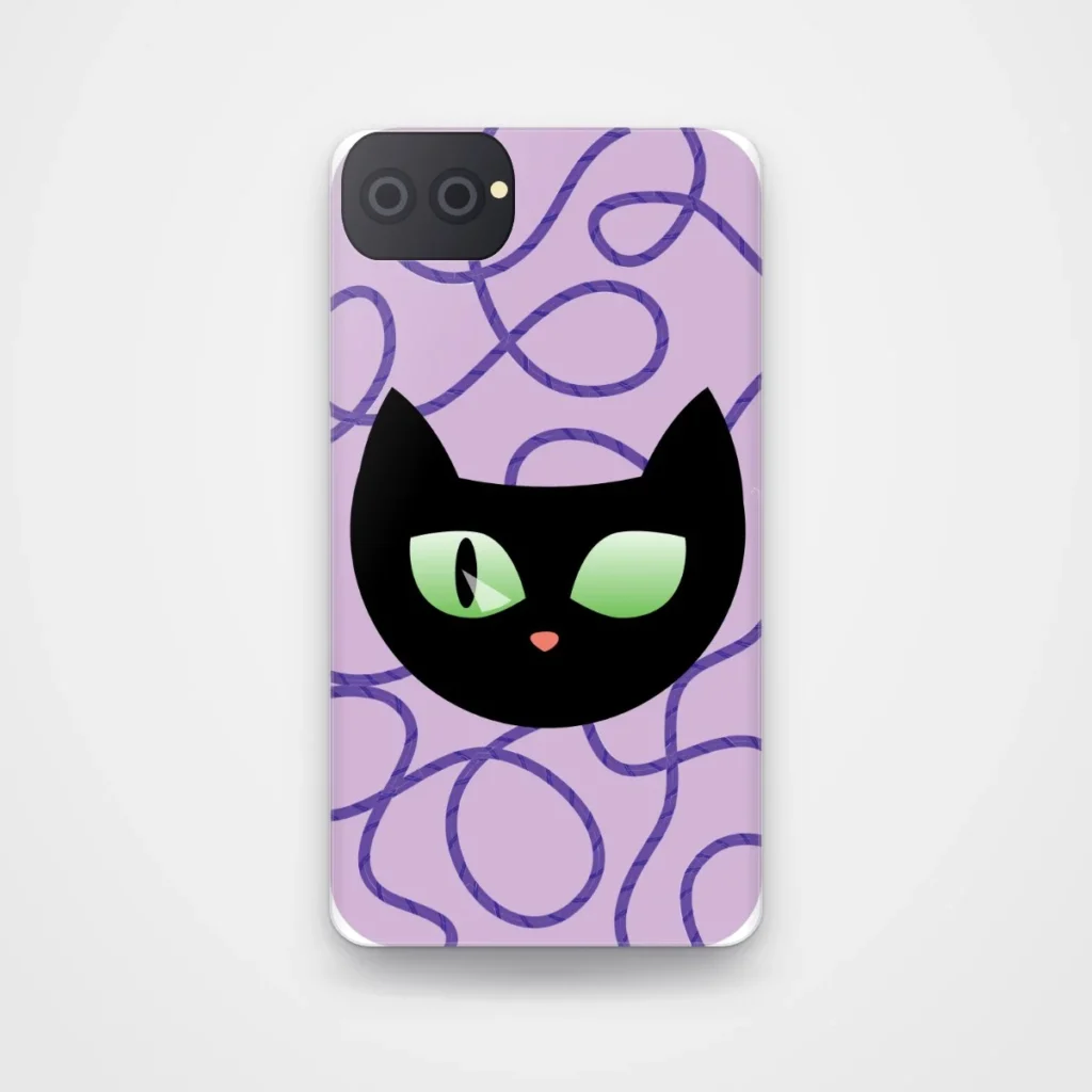 Black Cat Case, back view