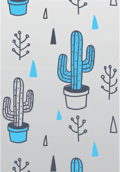 Cactus Garden Case design, flat