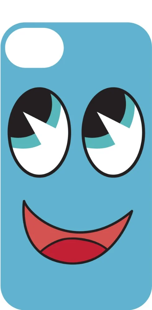 Googly Eyes Case design, flat