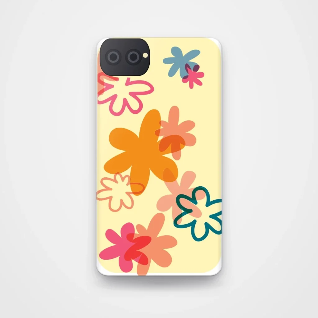 Pastel Blossoms Case, back view