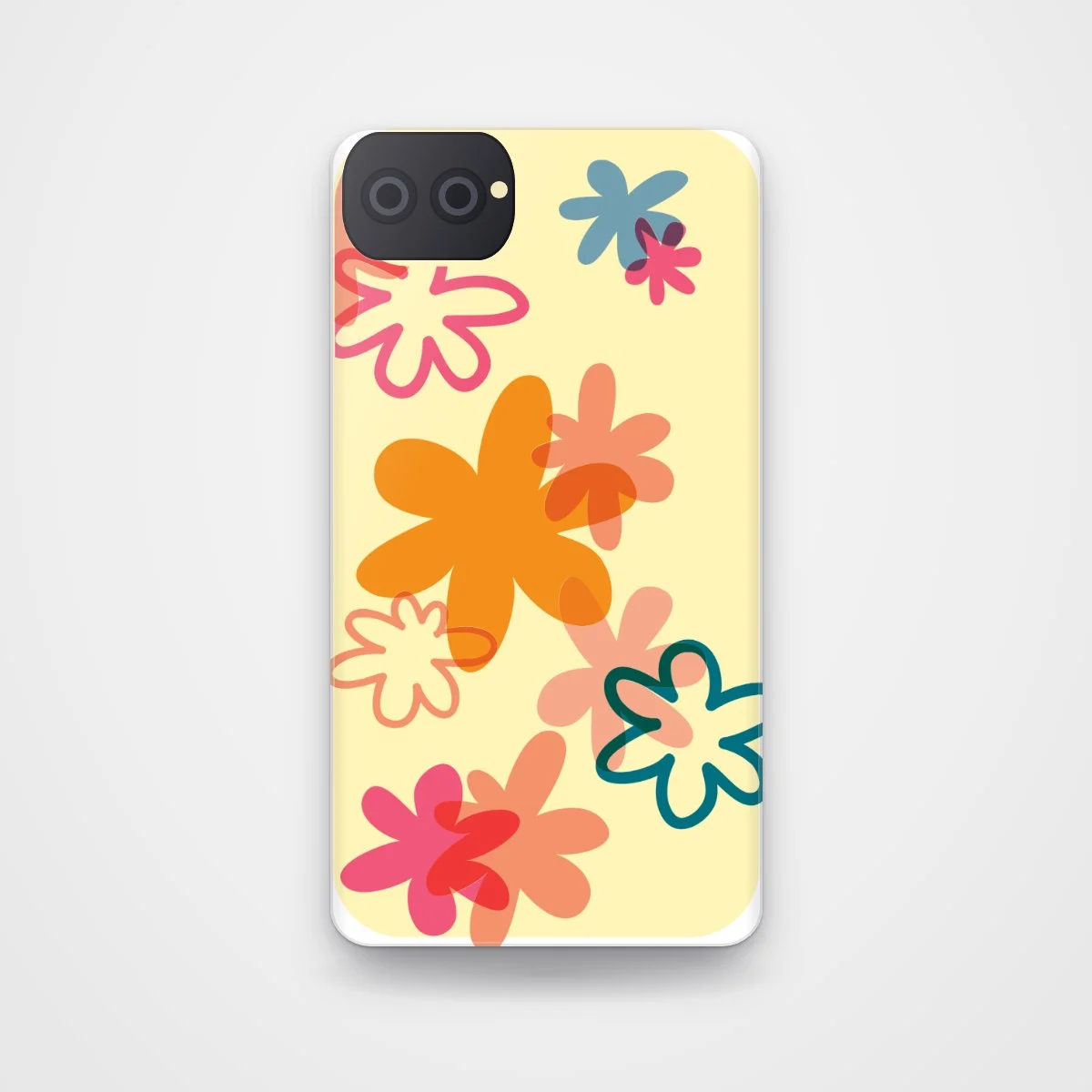 Pastel Blossoms Case, back view