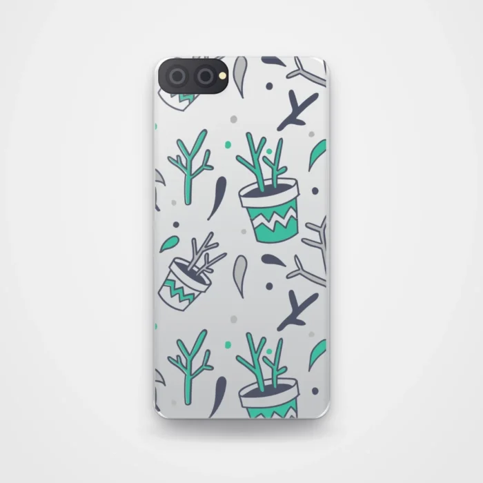 Potted Plants Case, back view