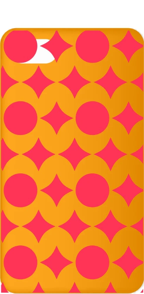Retro Circles Case design, flat