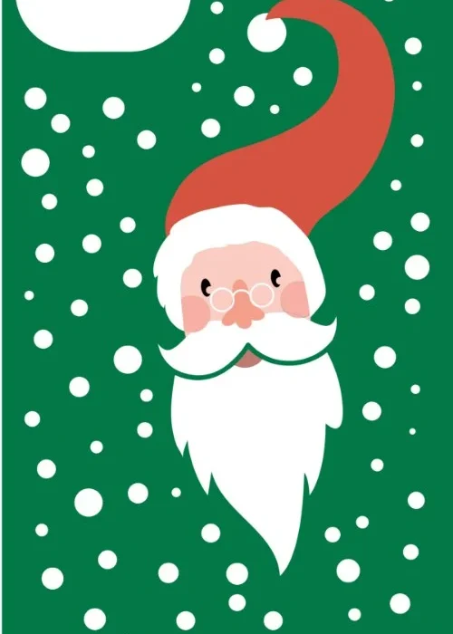 Santa Claus Case design, flat