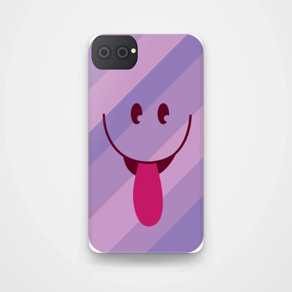 Silly Tongue Case, back view