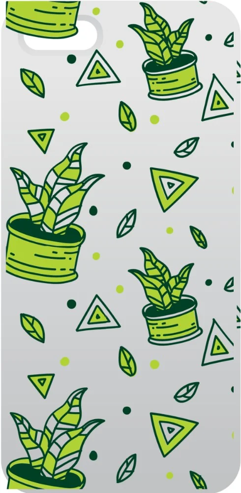 Snake Plant Case design, flat
