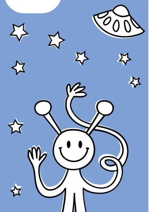 Space Buddy Case design, flat