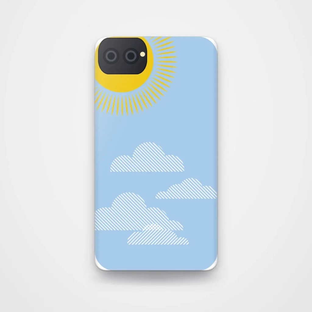 Sunny Sky Case, back view