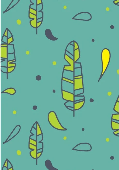 Tropical Leaves Case design, flat