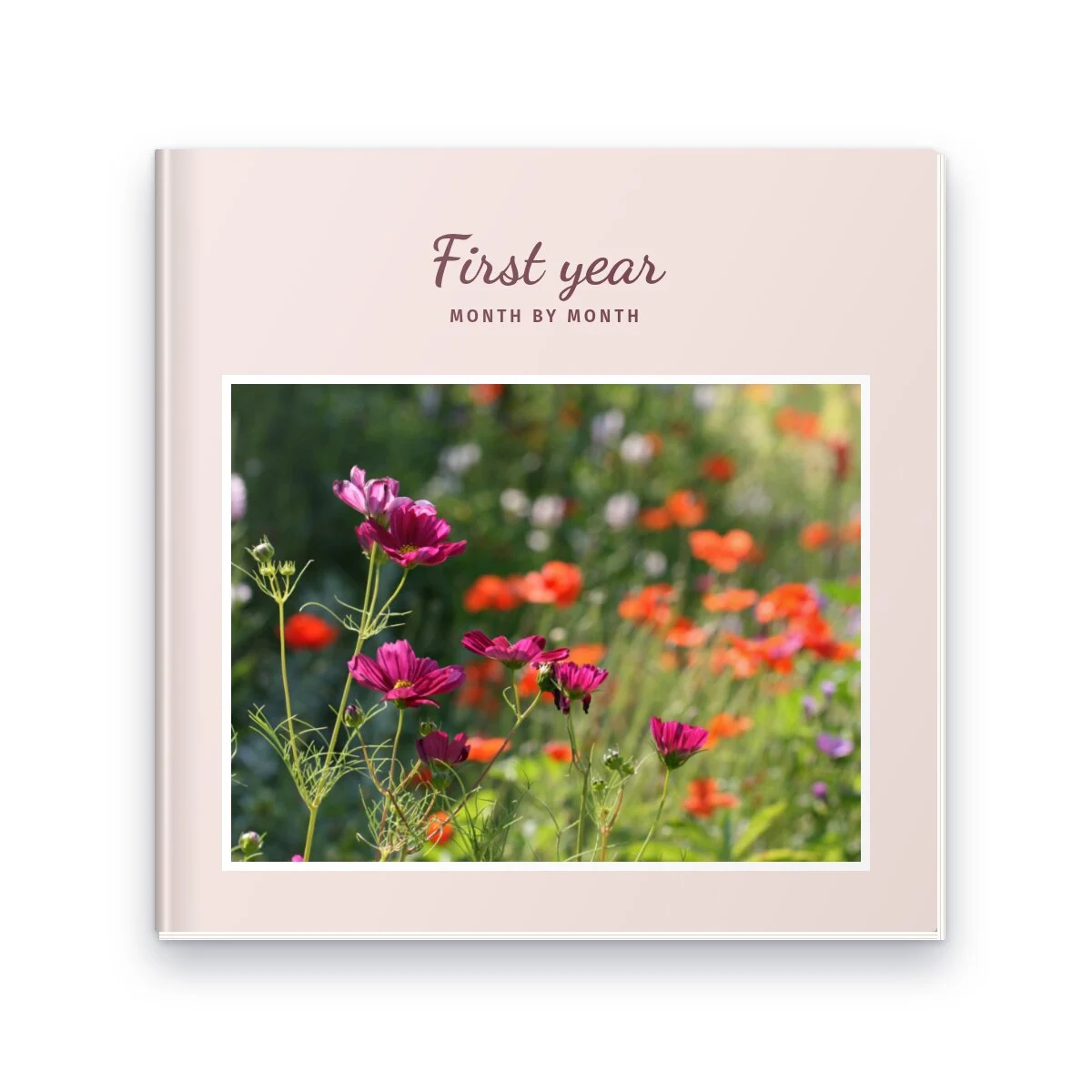 Baby's First Year Photo Book 8 x 8 in
