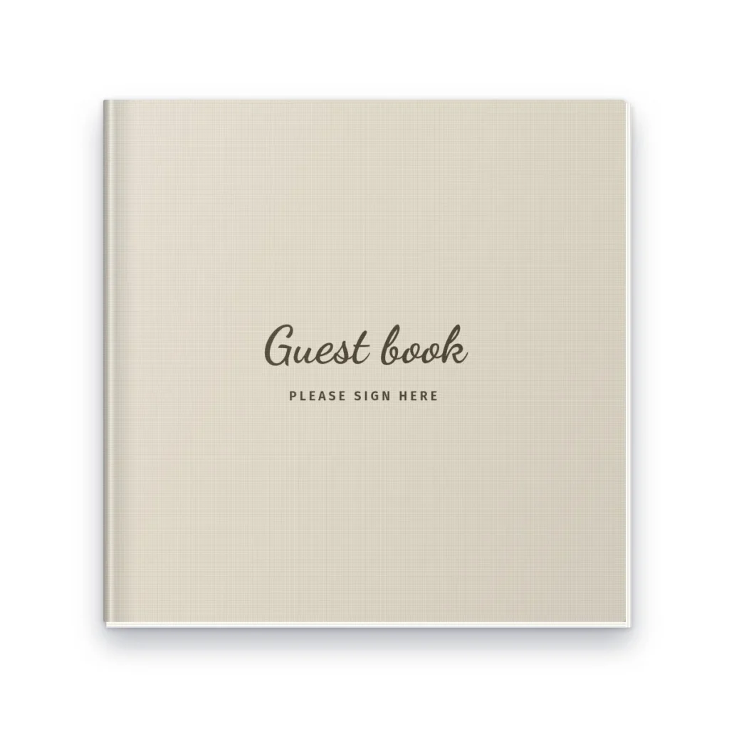 Photo Guest Book 8 x 8 in