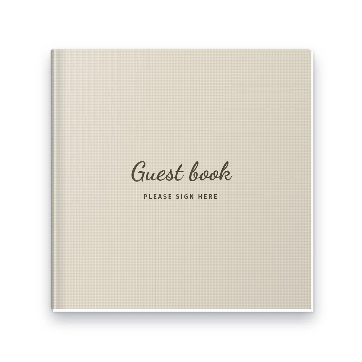 Photo Guest Book 8 x 8 in
