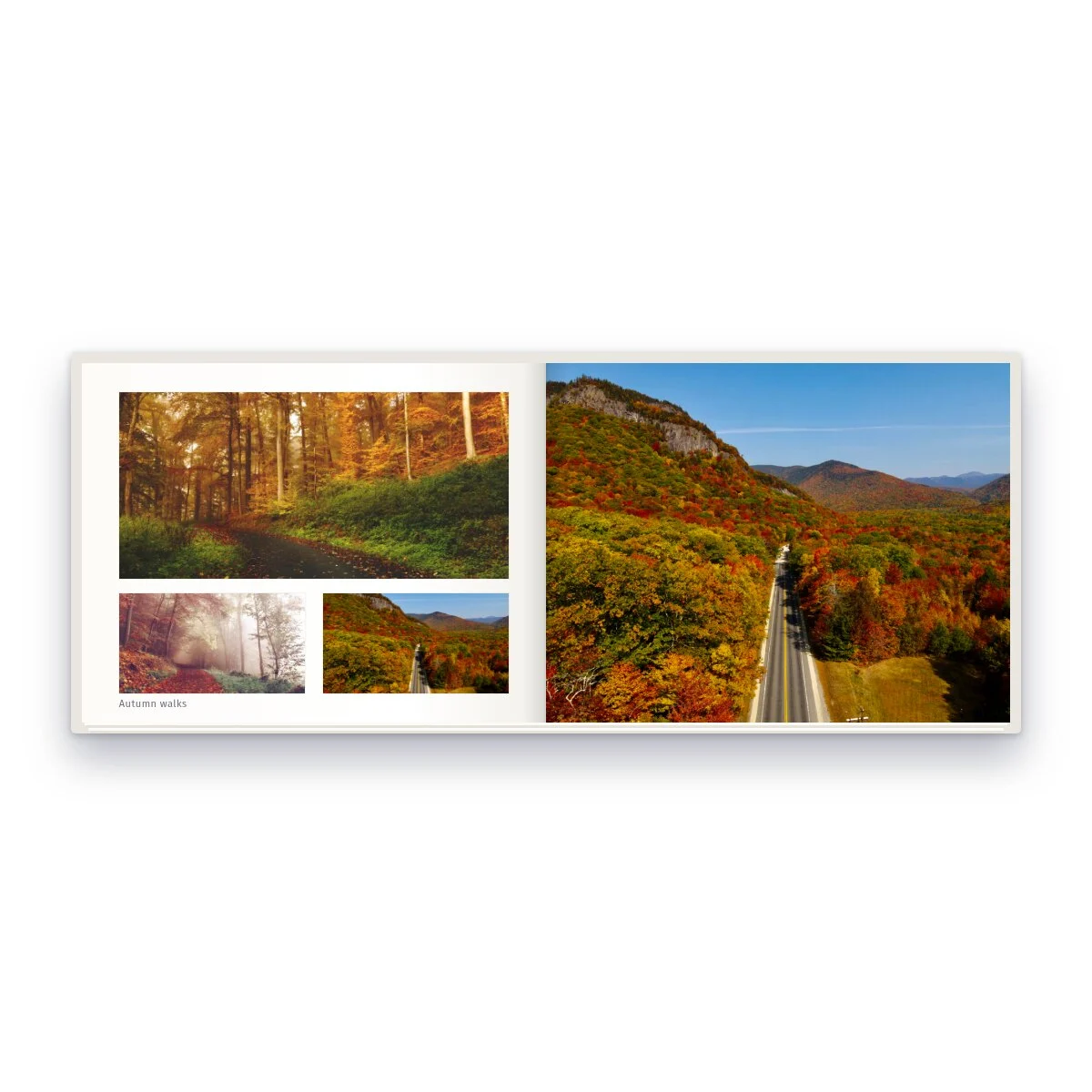Hardcover Photo Book 11 x 8.5 in, Landscape (view 2)