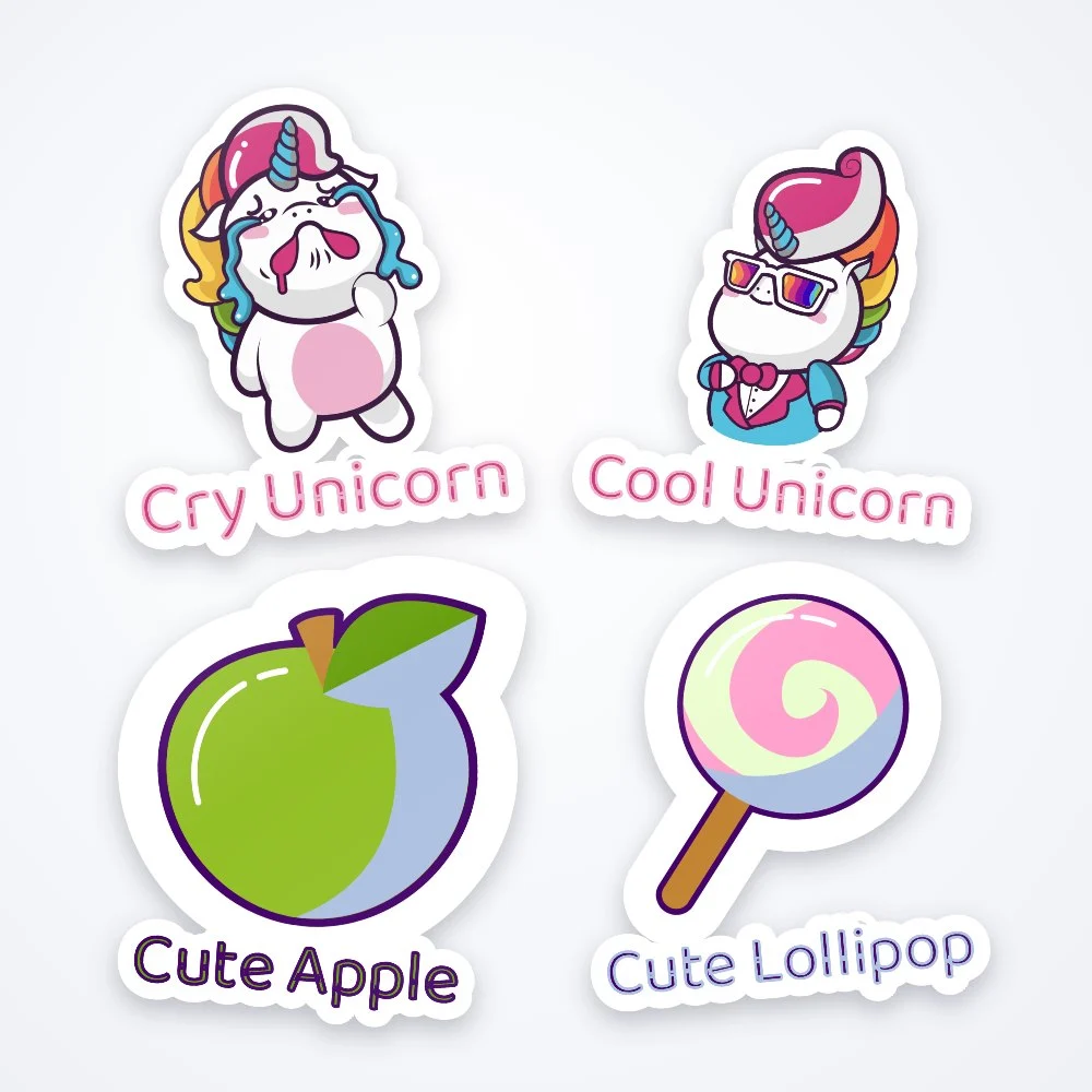 Glitter Stickers