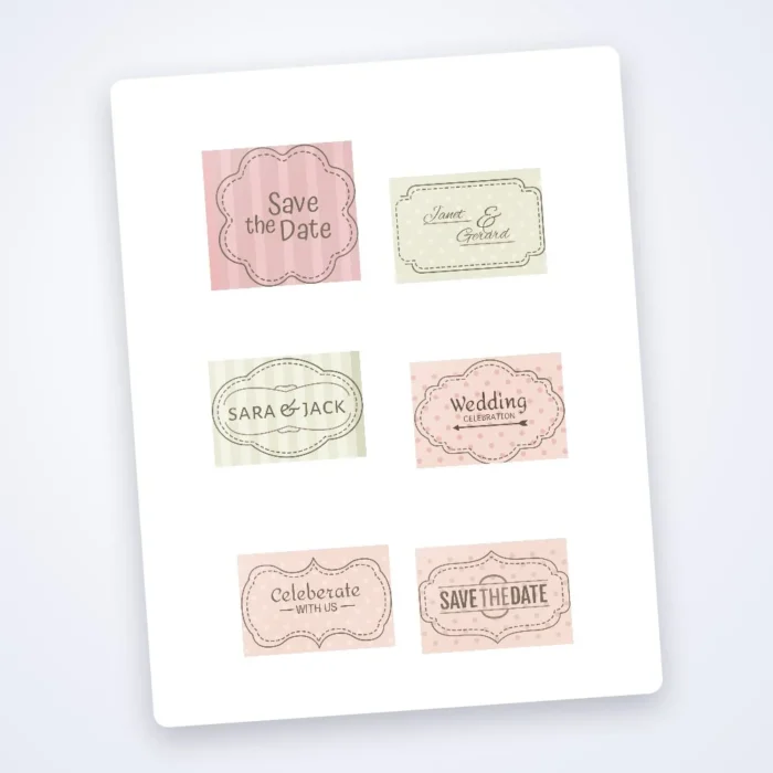 Wedding & Favour Labels - Image 1